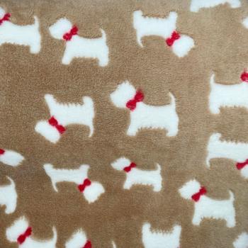 Hilco Kuschelfleece Peritto Hund braun weiß
